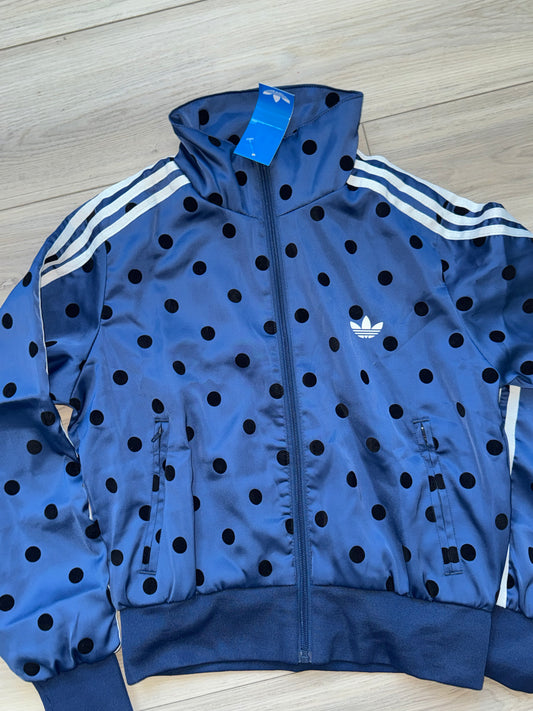 Adidas polka dot jacket small