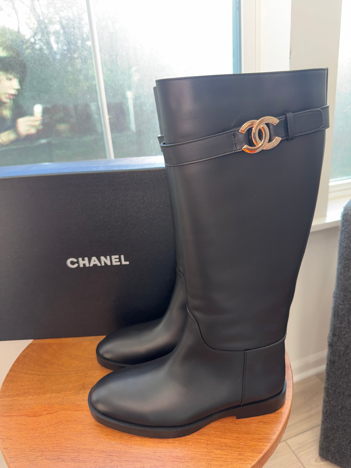 Botas Chanel talla 8 top quality