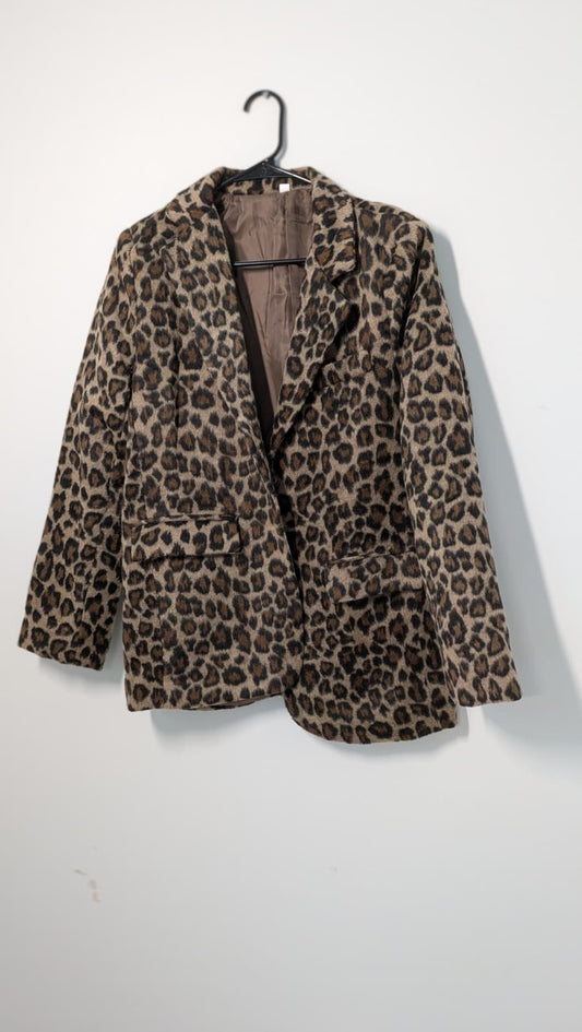 Blazer leopardo talla small