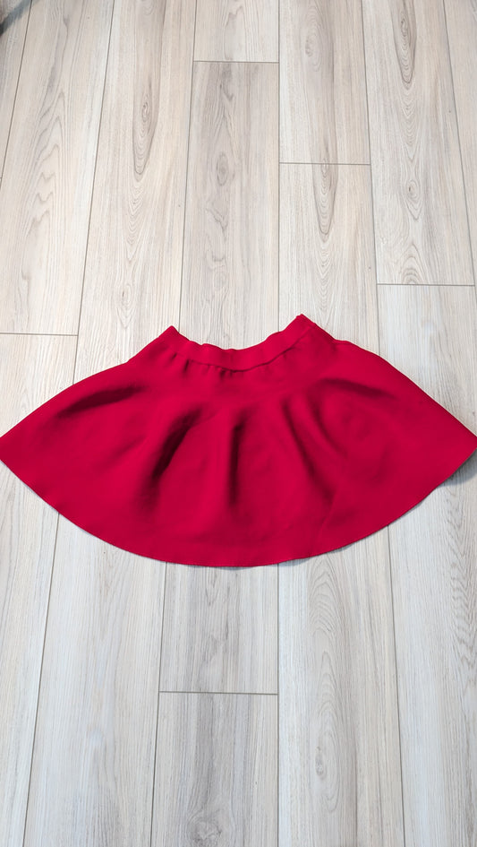 Falda roja Zara talla small